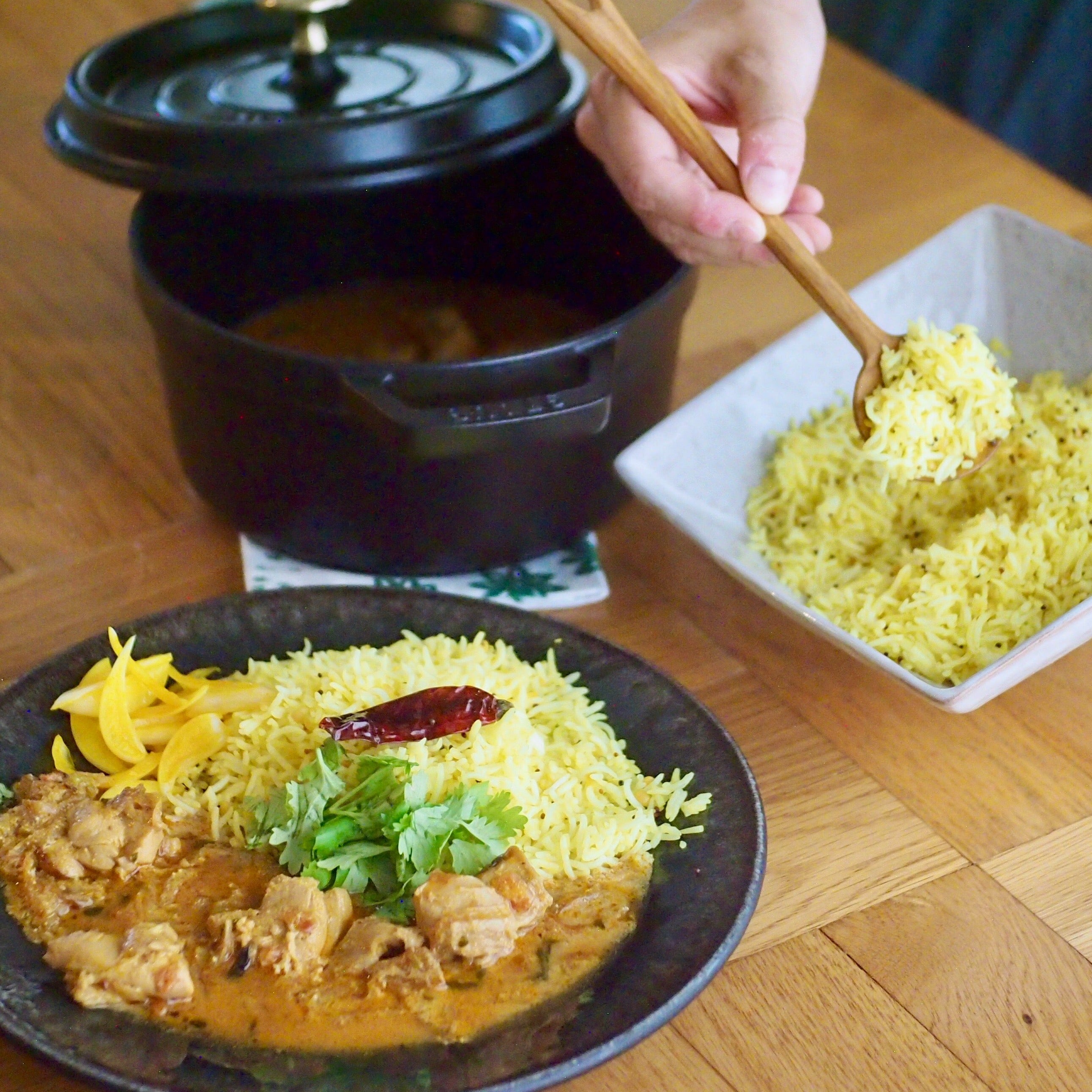 チキンカレー&レモンライススパイスキット(2人前)