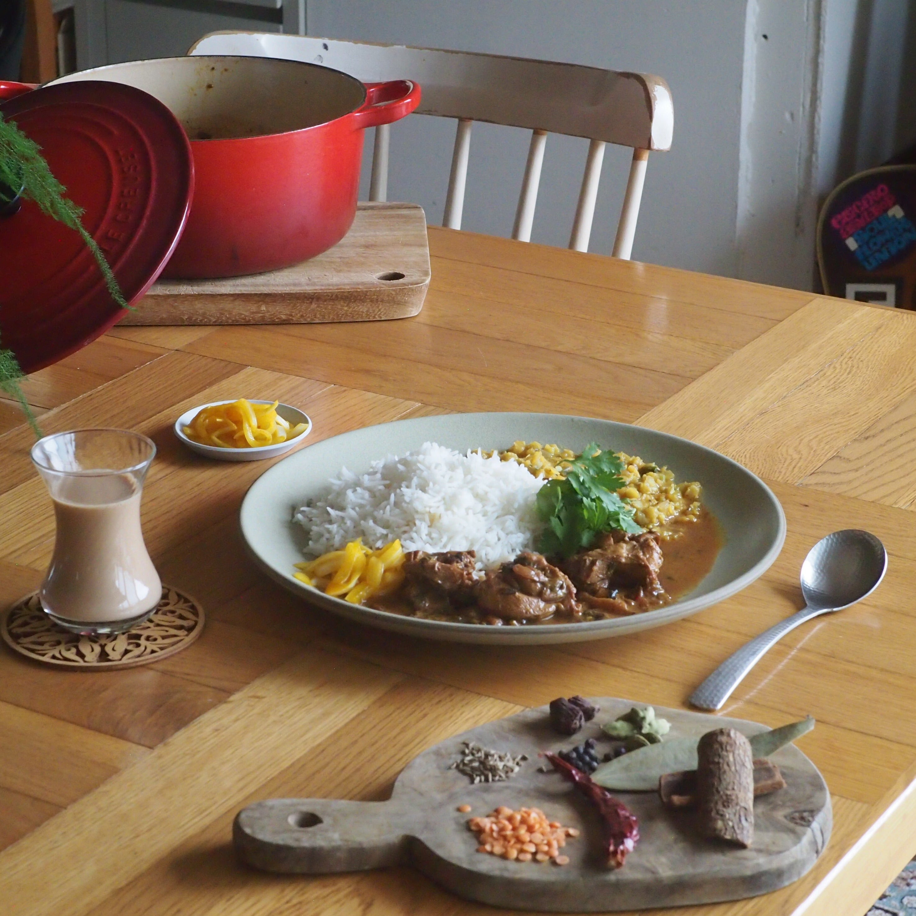 チキンカレー&ダルカレースパイスキット(4人前)