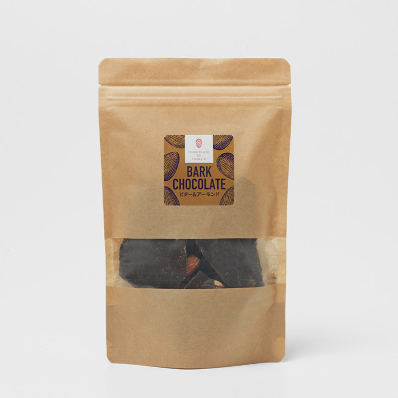 バークチョコレート ビター&アーモンド100g