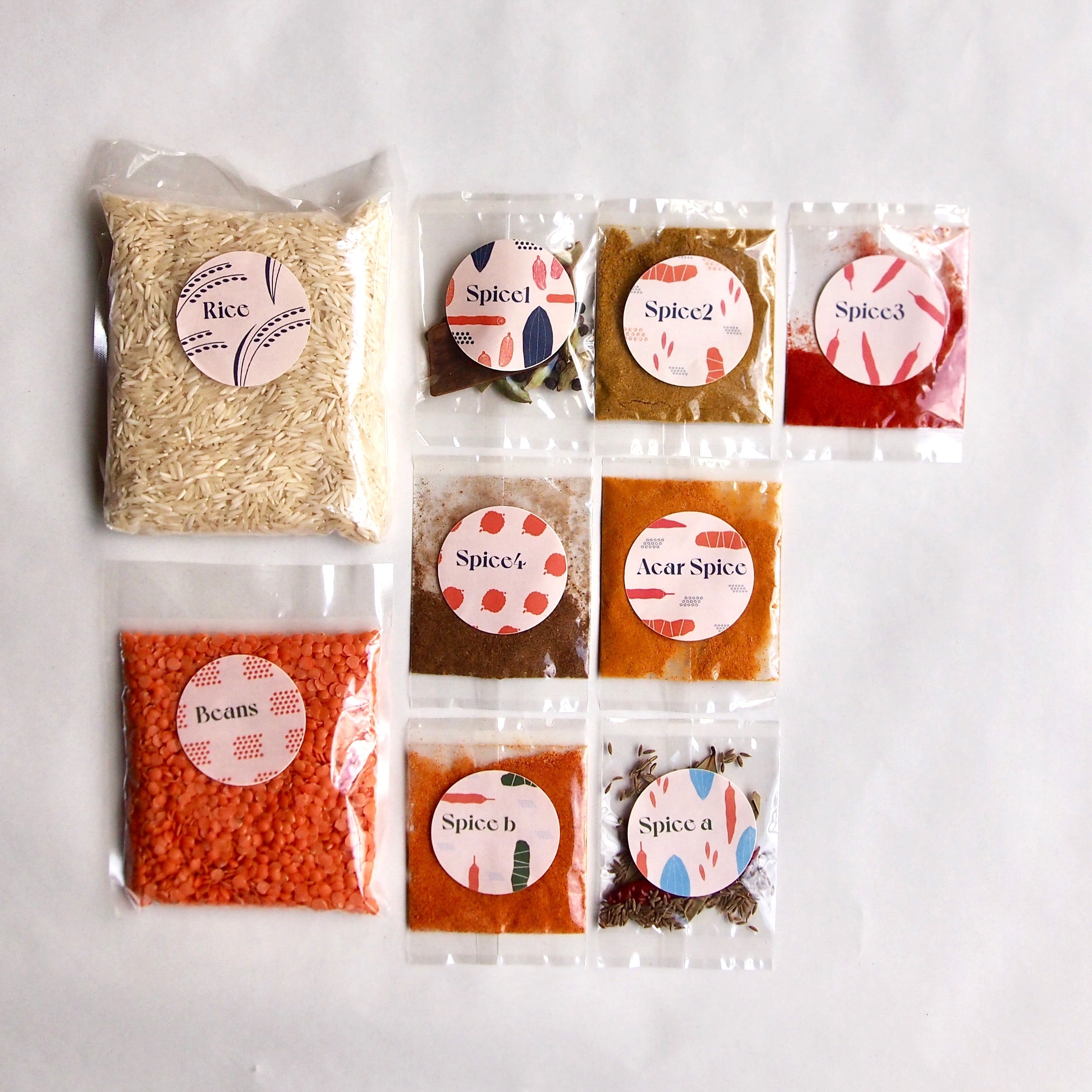 チキンカレー&ダルカレースパイスキット(4人前)