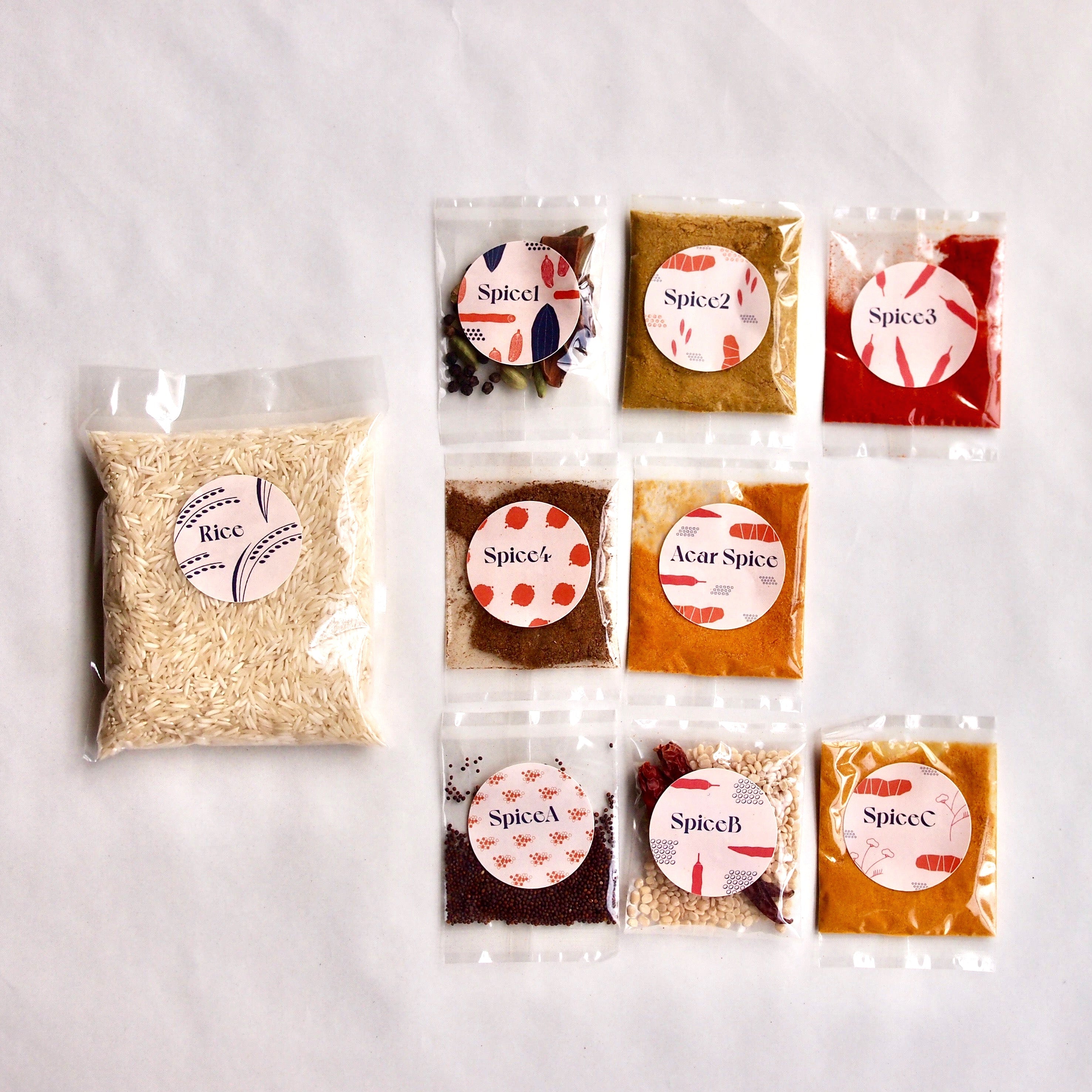 チキンカレー&レモンライススパイスキット(4人前)